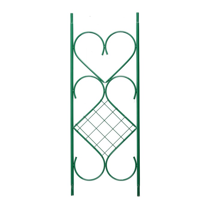 Арка садовая, разборная, 240 × 120 × 36 см, разборная, меатлл, зелёная