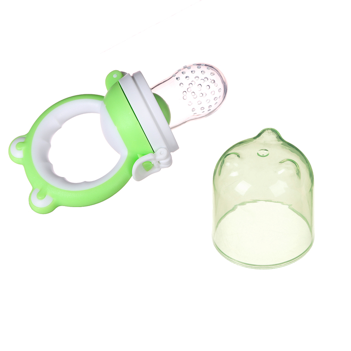 Ниблер силиконовый «Лягушонок», цвет зелёный