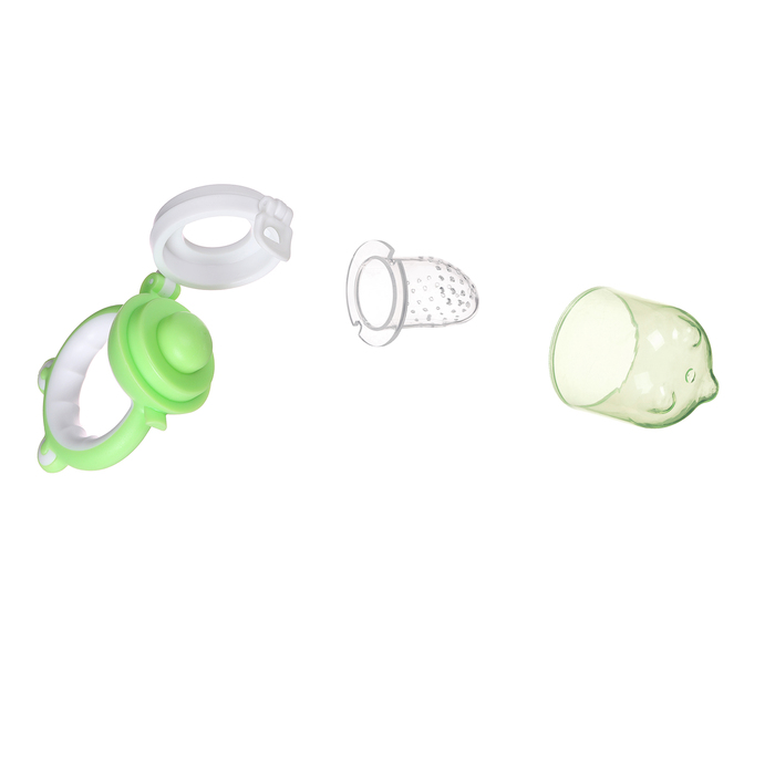 Ниблер силиконовый «Лягушонок», цвет зелёный