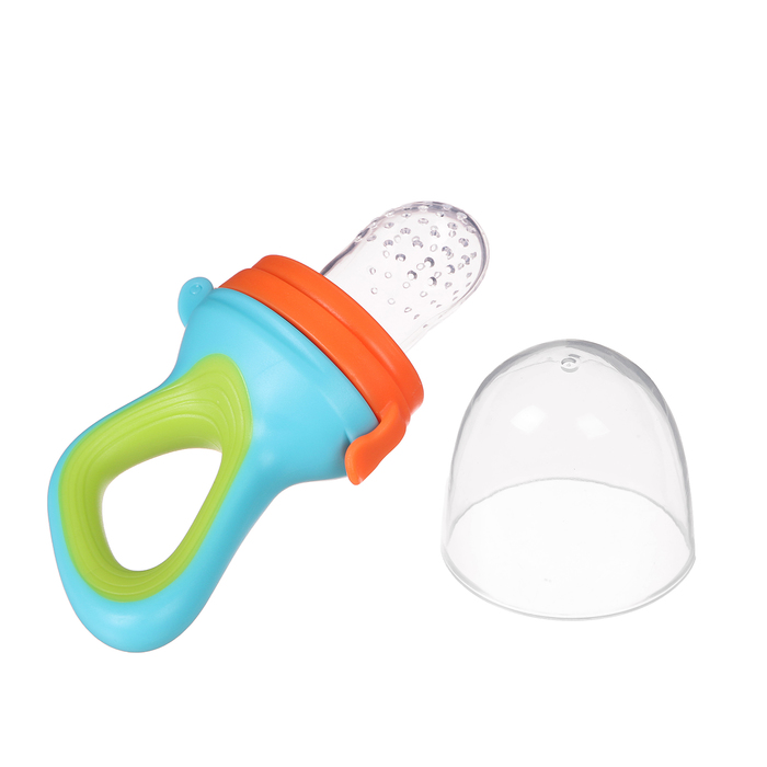 Ниблер силиконовый, цвет голубой/зелёный