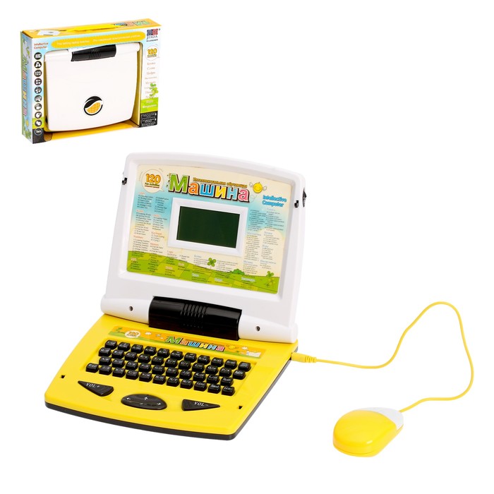 Компьютер обучающий "Полянка", 120 заданий, 2 языка: русский, английский