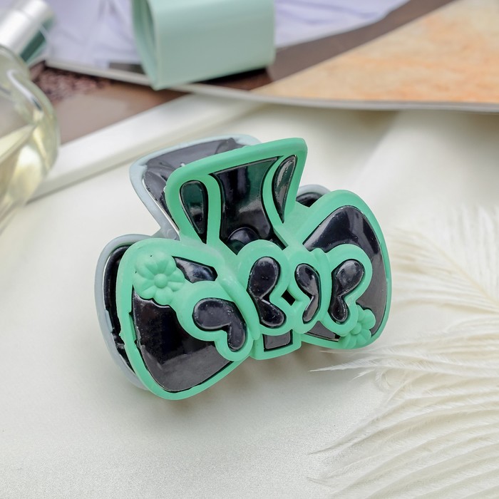 Краб для волос "Кантик" 5,7 см бабочки,микс