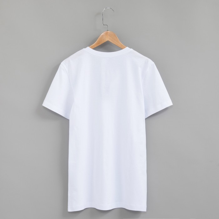 Футболка мужская на пуговицах MINAKU, размер 54, цвет белый