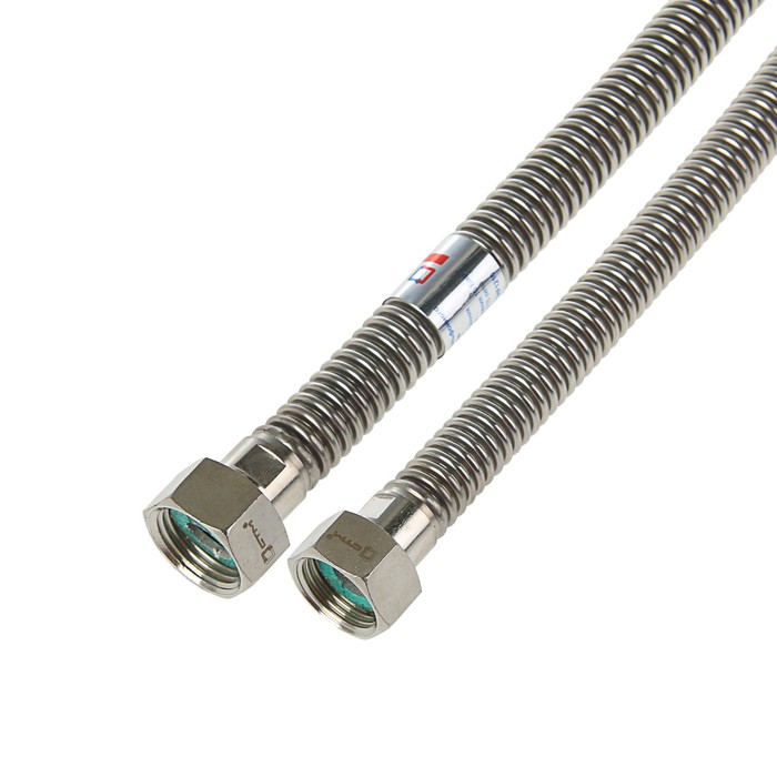 Подводка для газа сильфонная "СТМ" ГАЗ, внутренняя/внутренняя резьба 1/2", 100 см