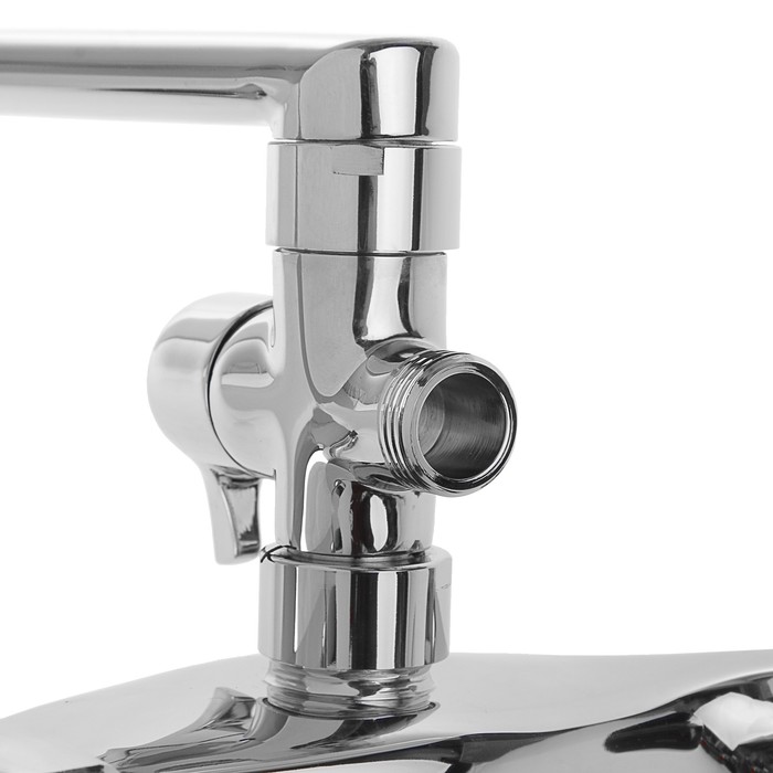 Смеситель для ванны Calorie 1033A01, однорычажный, с душевым набором, латунь, хром