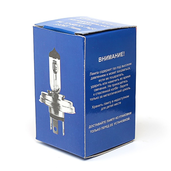 Лампа галогенная STARLIGHT, Н4 (р45t), 12 В, 60/55 Вт