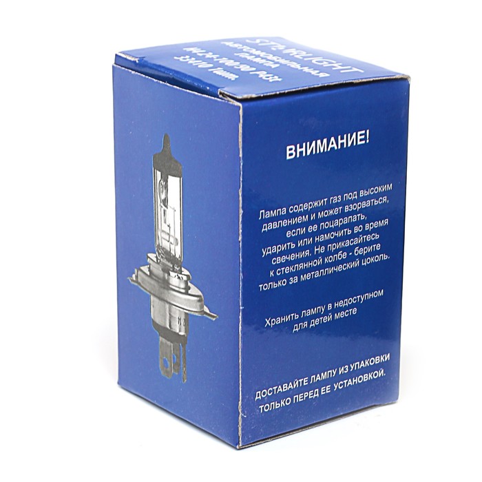 Лампа галогенная STARLIGHT, Н4 (р43t), 24 В, 100/90 Вт