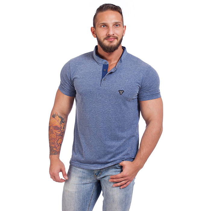 Футболка мужская 1133 цвет джинс, р-р 42-44 (M)