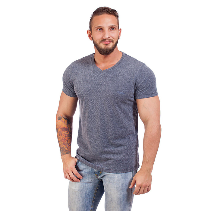 Футболка мужская 1135 цвет тёмно-синий, р-р 44-46 (L)