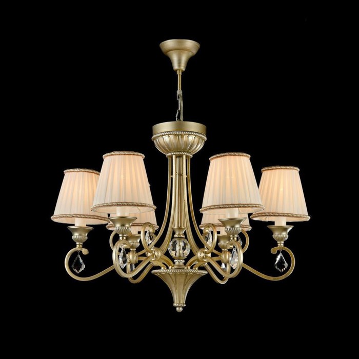 Люстра Valbonne 6x40Вт E14 серебро 70x70x150см