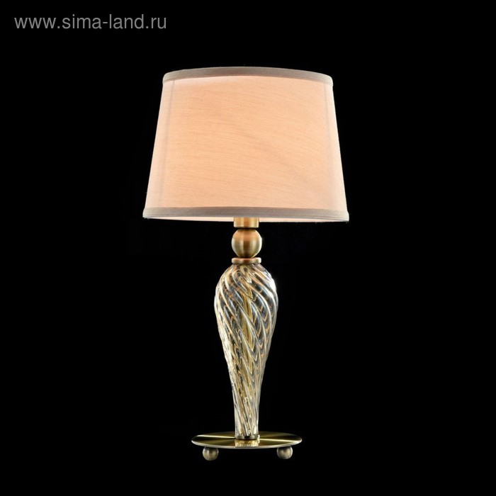 

Настольная лампа Murano 1x40Вт E14, бронза 26x26x48 см
