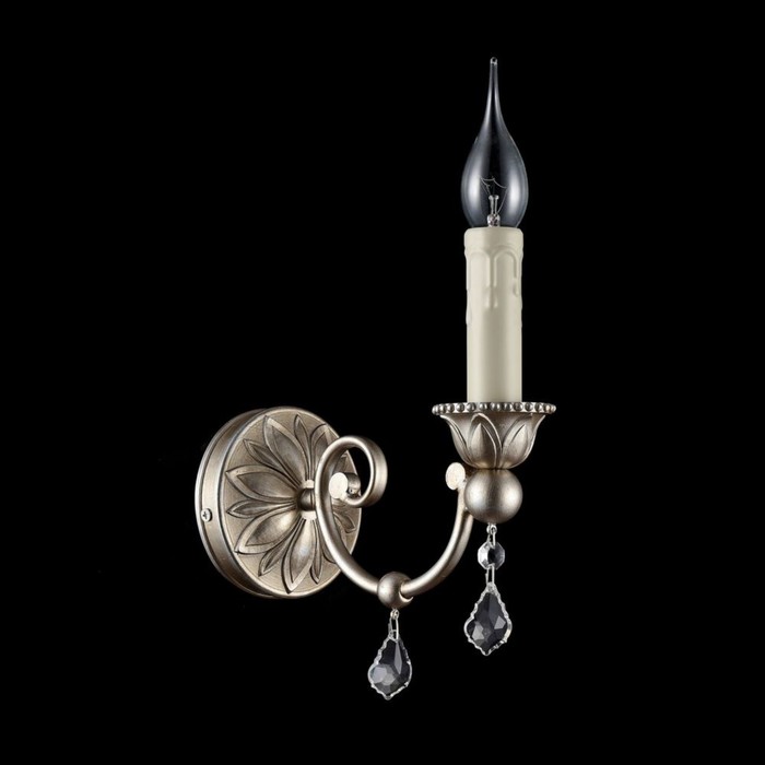 Бра Francis 1x60Вт E14 золото 10,5x10,5x25см