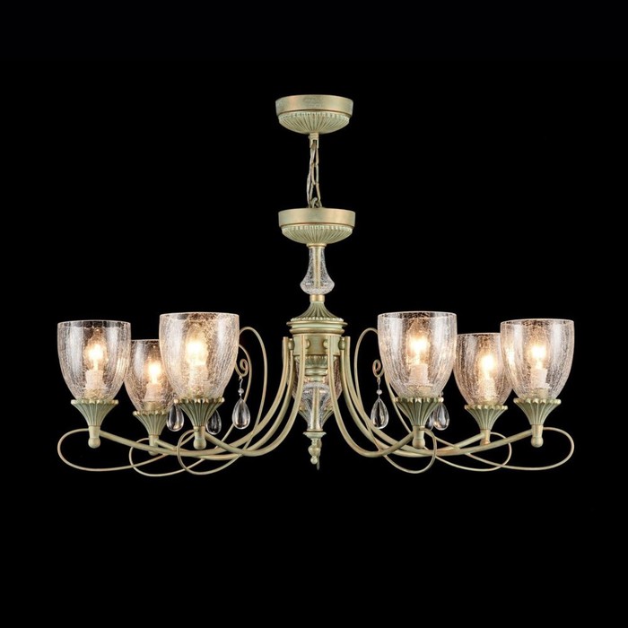 Люстра Sabina 7x60Вт E14 золото 87x87x138см