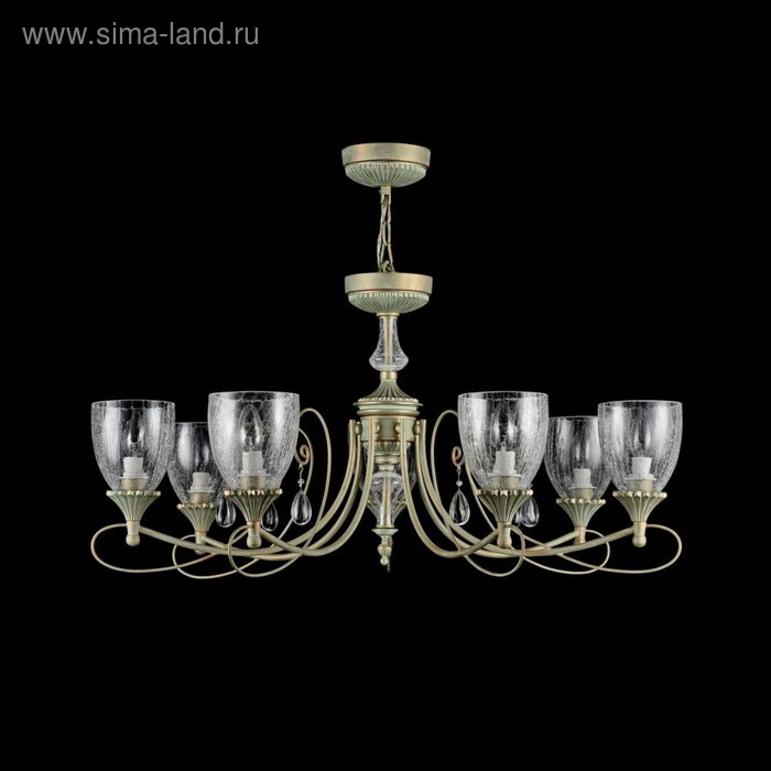 

Люстра Sabina 7x60Вт E14 золото 87x87x138см