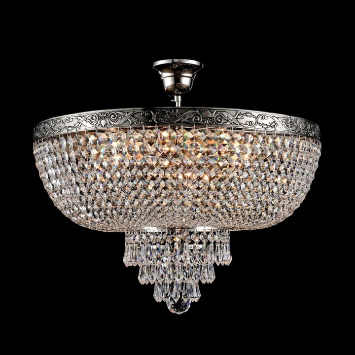 Люстра Palace 6x60Вт E27 никель 50x50x44,5см