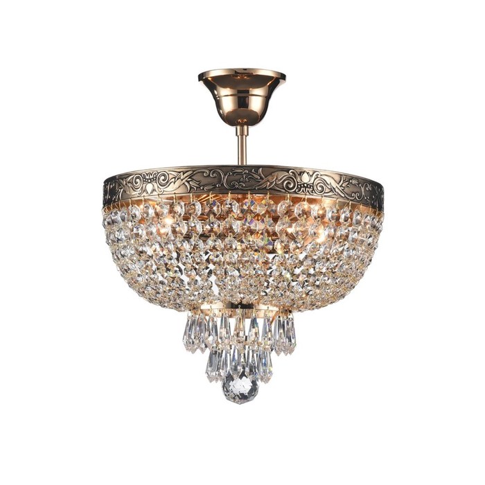 Люстра Palace 4x60Вт E27 золото 30x30x35,5см