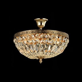 

Люстра Tiara 5x60Вт E14 золото 36,5x36,5x33см