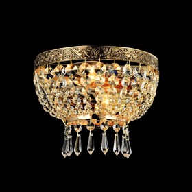 

Бра Tiara 2x60Вт E14 золото 14x23x19,5см