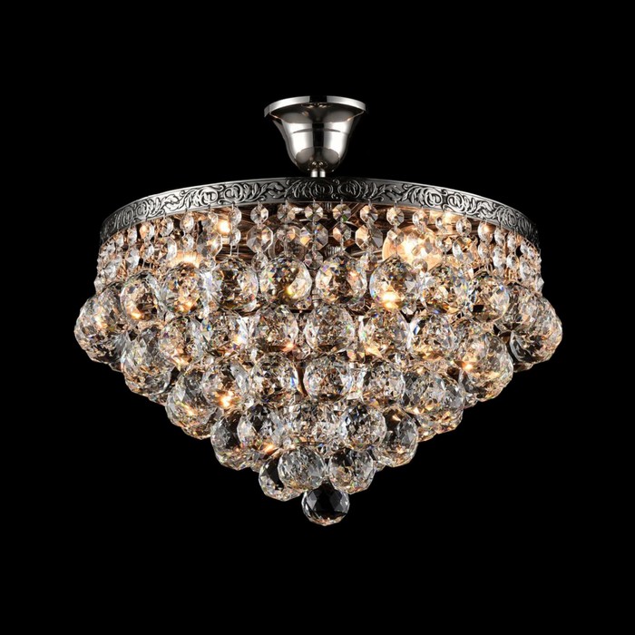 Люстра Gala 6x60Вт E27 никель 38x38x38см