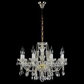 

Люстра Beatrix 8x60Вт E14 золото 62x62x53,6см