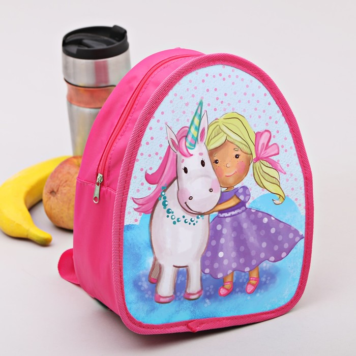 Детская термосумка рюкзак "Единорог", 3,5 л