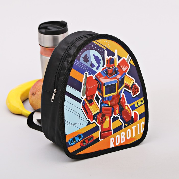 Детская термосумка рюкзак "Робот", 3,5 л