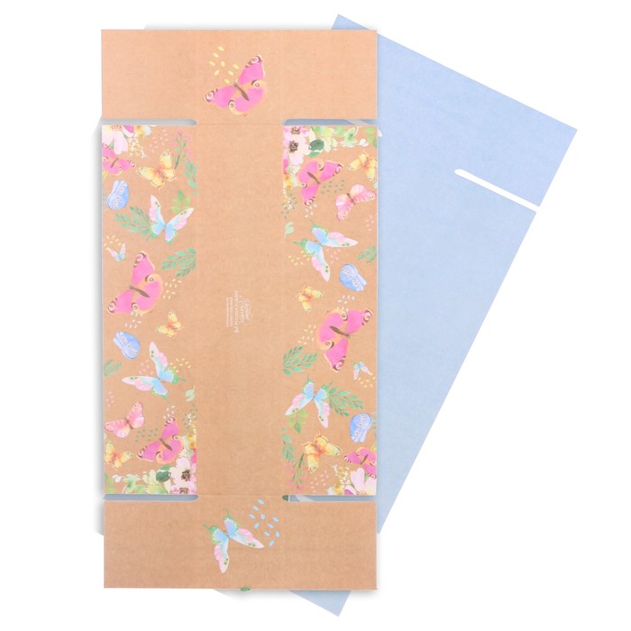 Коробочка для макарун с PVC крышкой «Хорошего настроения», 19,5 х 5 х 4,5 см