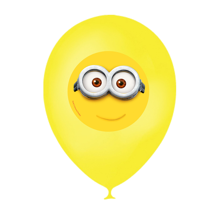 Наклейки на воздушные шары "Миньоны", мордочки
