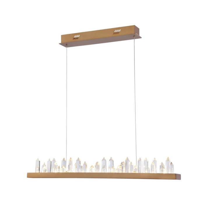 Люстра Gletscher 40Вт LED латунь 9x80x160см