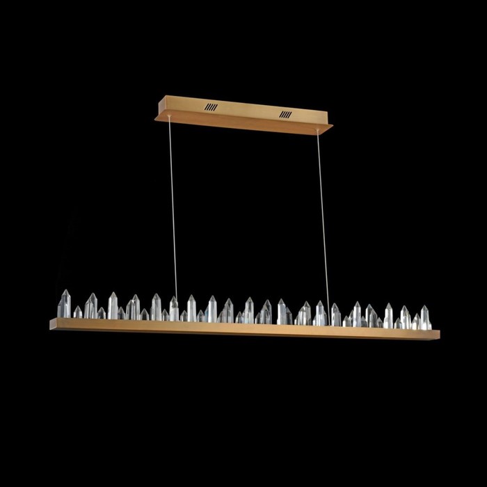 Люстра Gletscher 53Вт LED латунь 9x115x160см