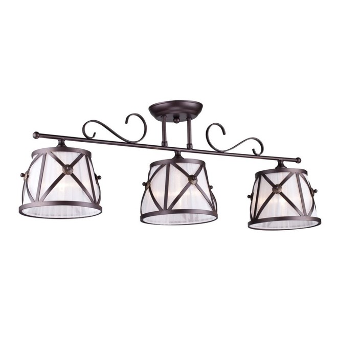 Светильник Country 3x40Вт E14 коричневый 18,5x77,8x28,1см