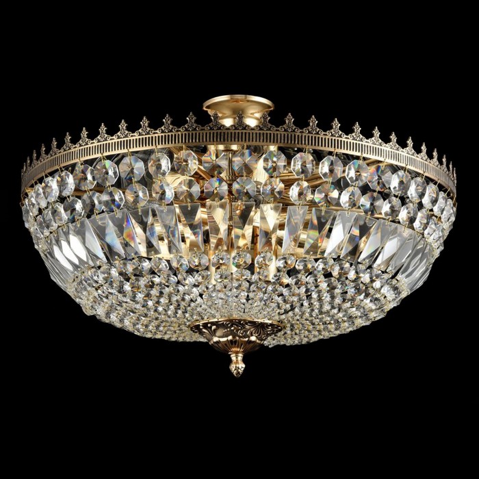 Люстра Tiara 9x60Вт E14 золото 54,5x54,5x37см