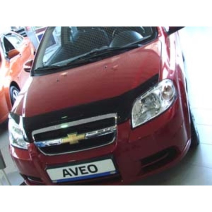 Дефлектор капота темный CHEVROLET AVEO SED 2003-2011/ZAZ VIDA sed. 2012-2016, NLD.SCHAVE0312   19470