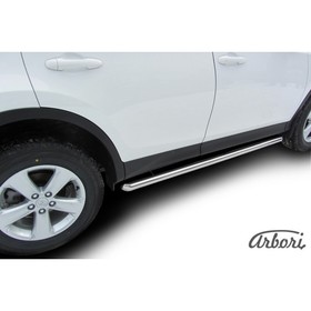 

Защита штатных порогов Arbori d57 труба Toyota RAV-4 2013-