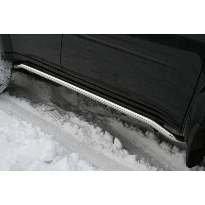 Защита штатных порогов d 42 (компл 2шт) "Mitsubishi Pajero Sport" 2008-2016, MIPS.86.0777