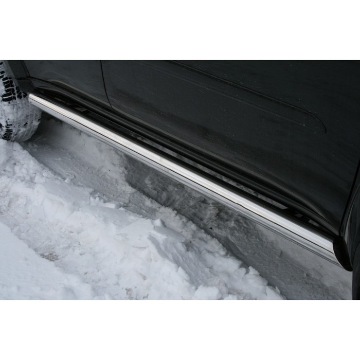 Пороги труба d 76 (компл 2шт) "Mitsubishi Pajero Sport" 2008-2016, MIPS.80.0779