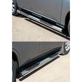 

Пороги с проступями d76, Mitsubishi Outlander 2012-2015, 2015-2016, MIOU.81.1561
