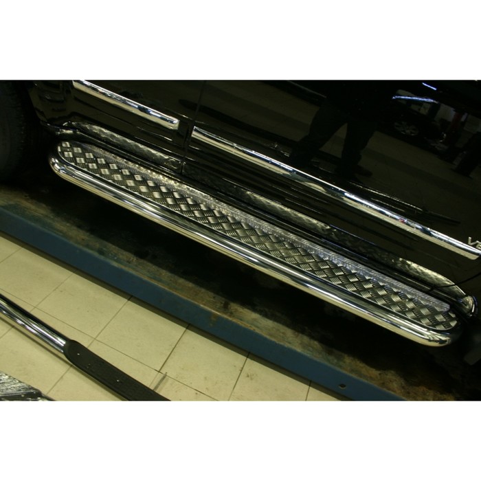 Пороги с листом d 76 "Nissan Pathfinder" 2005-2016,2010-2016, NPTF.82.0216