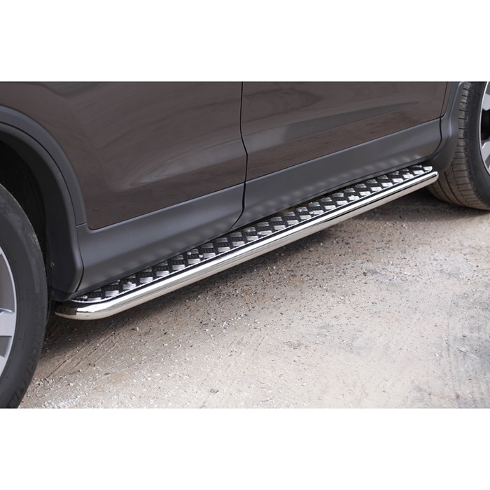 Пороги с листом d42,Honda CR-V 2013-2016, HCRV.82.1778