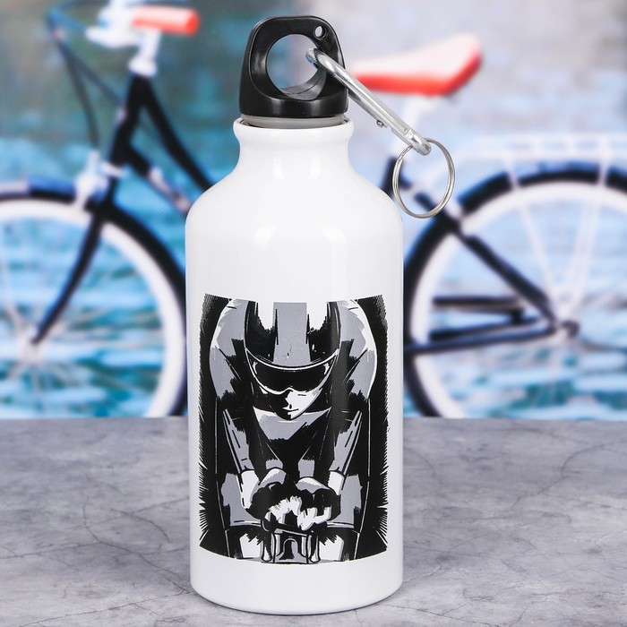 Бутылка для воды с держателем "Шоссе", 400 мл