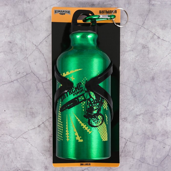 Бутылка для воды с держателем "Extreme", 400 мл