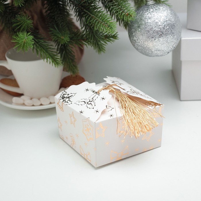 Коробка сборная "Вечерний звон", 9 х 9 х 5,5 см