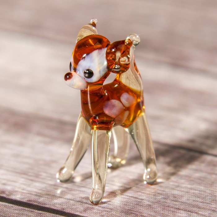 Сувенир стекло микро "Олененок"