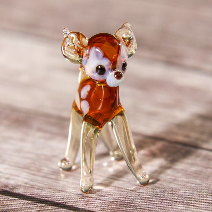 Сувенир стекло микро "Олененок"