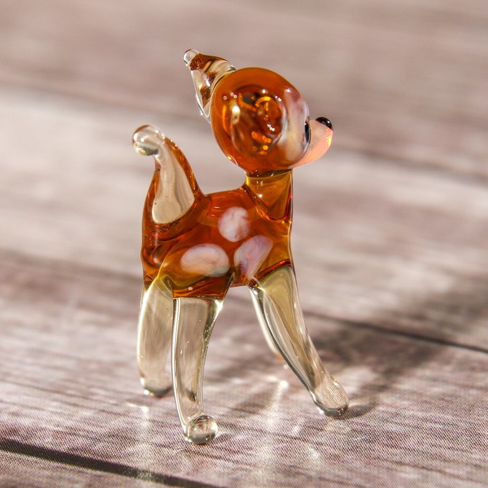 Сувенир стекло микро "Олененок"