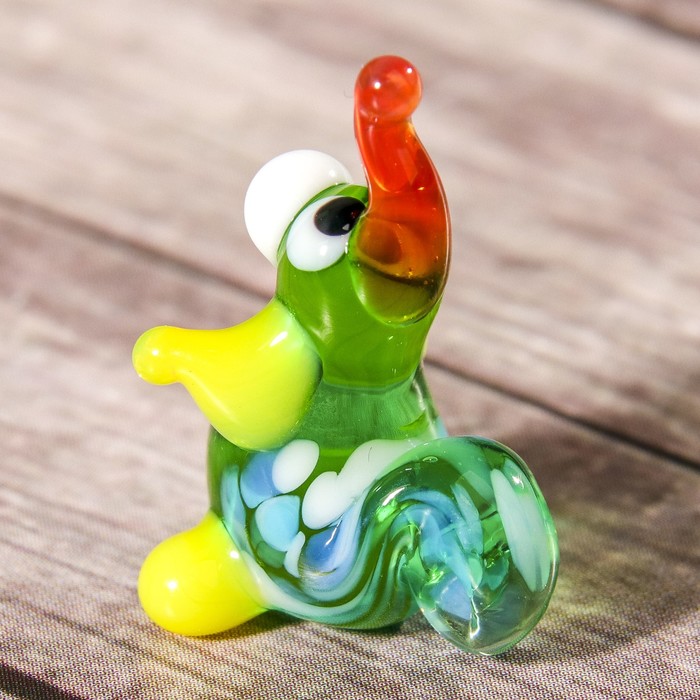 Сувенир стекло микро "Дракон" МИКС 3х3х2 см