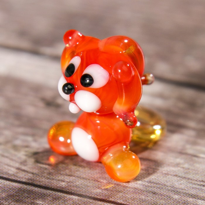 Сувенир стекло микро "Львенок"