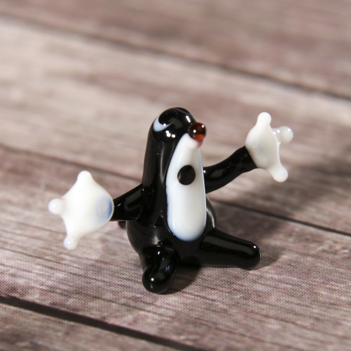 Сувенир стекло микро "Крот" 3х3х2 см