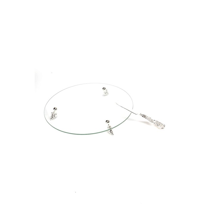 Подставка для торта 30 см, с ножом