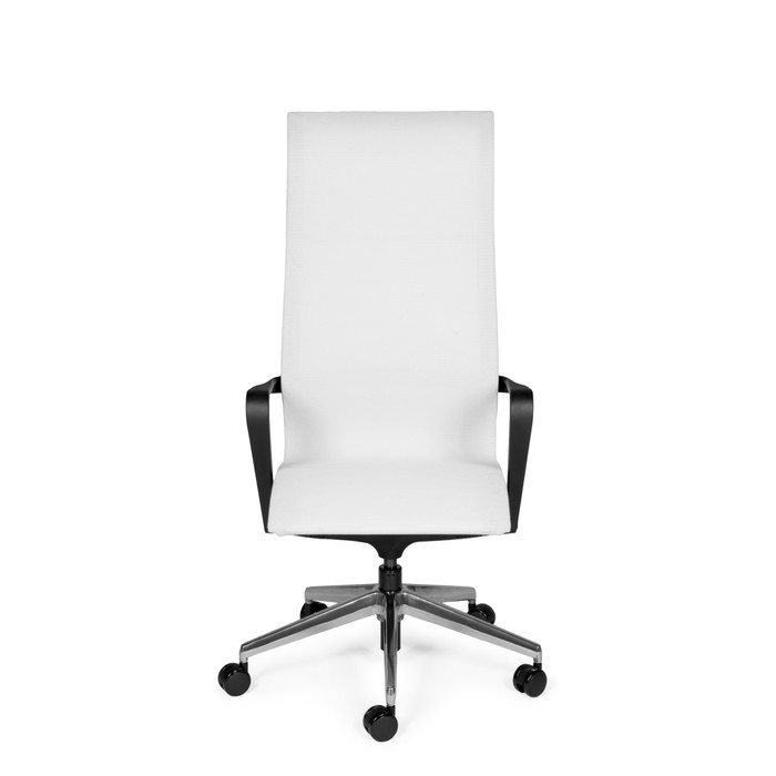 Кресло офисное COSMO, белая сетка, чёрный каркас